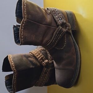 BED|STU Men’s Black Leather Boots, Size 12, Never Worn